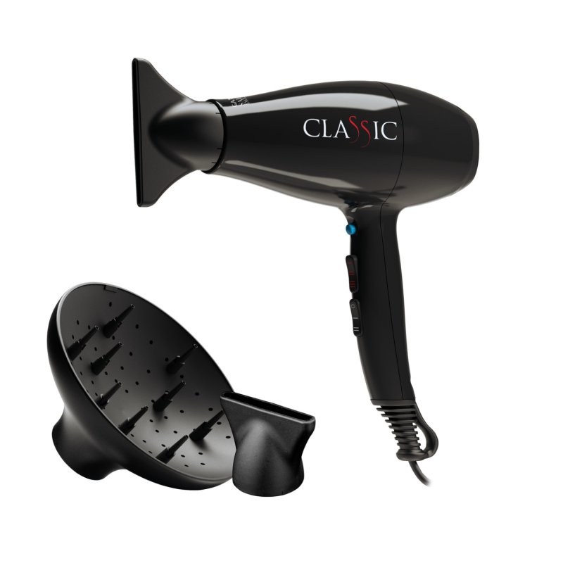 Ga.Ma Classic Black Hair Dryer