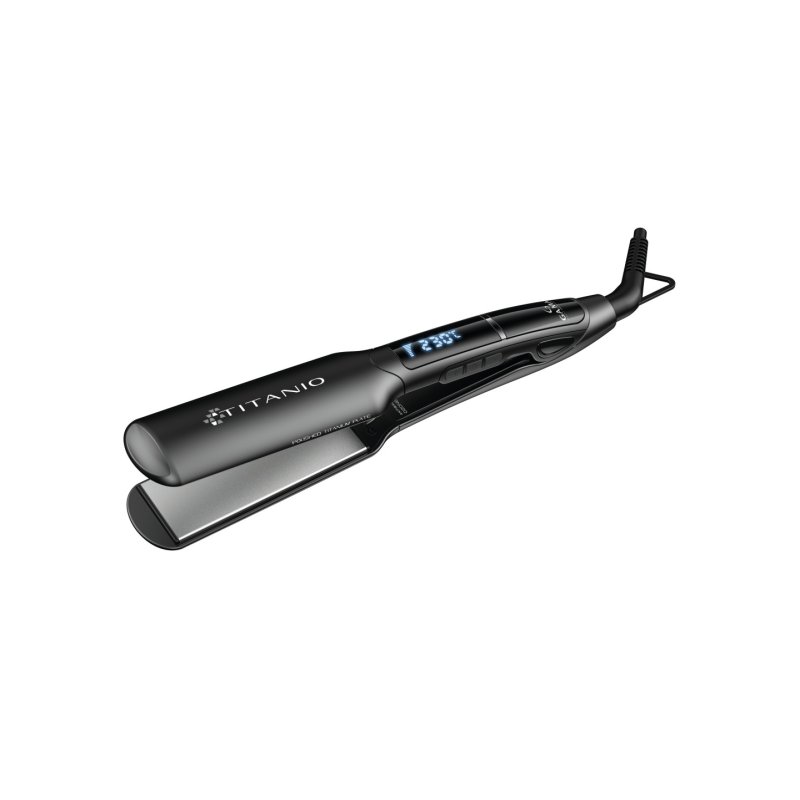GA.MA X-wide Digital Titanio 4D Straightening iron Warm Black 40 W 2.5 m