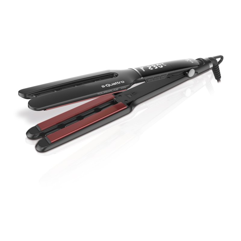 GA.MA S-Quattro Tormalina Straightening iron Warm Black 70 W 2 m