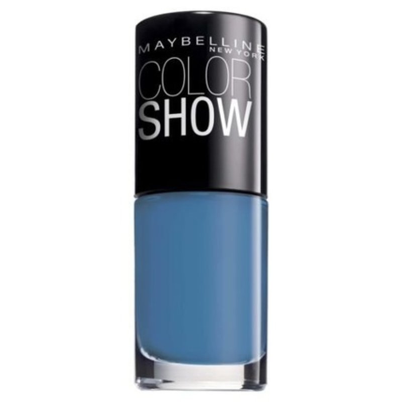Gemey Maybelline Nail Polish Color Show No. 283 Babe ITS Blue