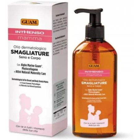 Guam Inthenso Mamma Dermatological Oil for Stretch Marks Breast and Body 200ml