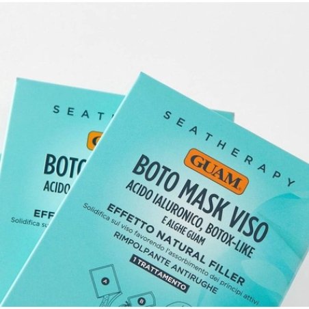 Guam Boto Mask Face Hyaluronic Acid Botox-Like and Algae Guam Effect Natural Filler Plumping Anti-Aging