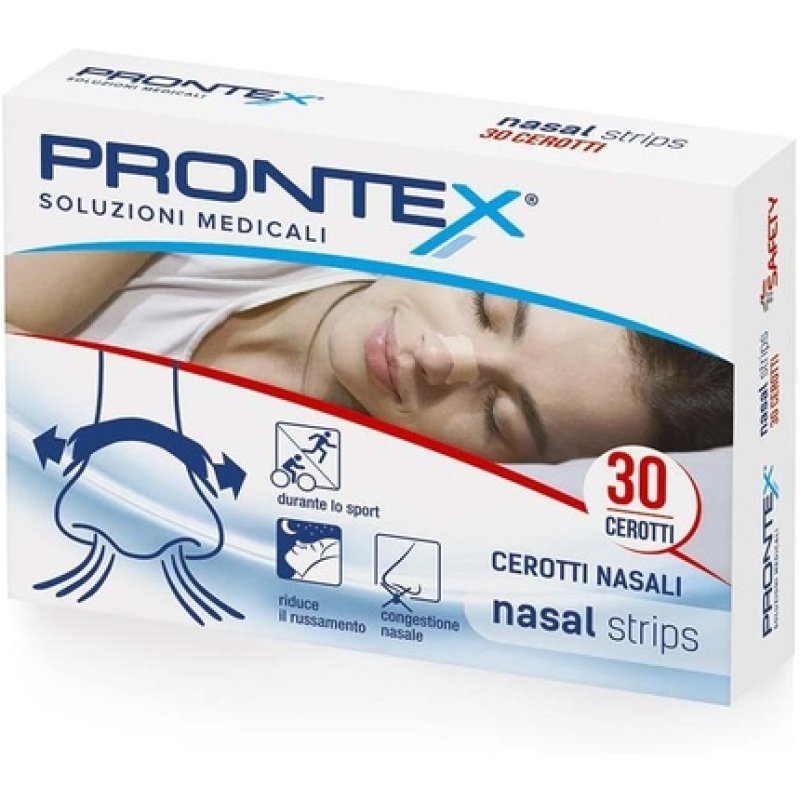 Prontex Nasal Strips Nasal Dilators 30 Pieces