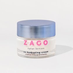 ZAGO Milano Moisturizing Face Cream Re-Hydrating Cream with Hyaluronic Acid Italian Skincare