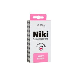 Mr & Mrs Fragrance Refill Air Freshener For Car Niki Spicy Citrus