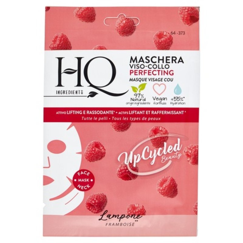 Hq Ingredients Face And Neck Mask - Perfecting Raspberry