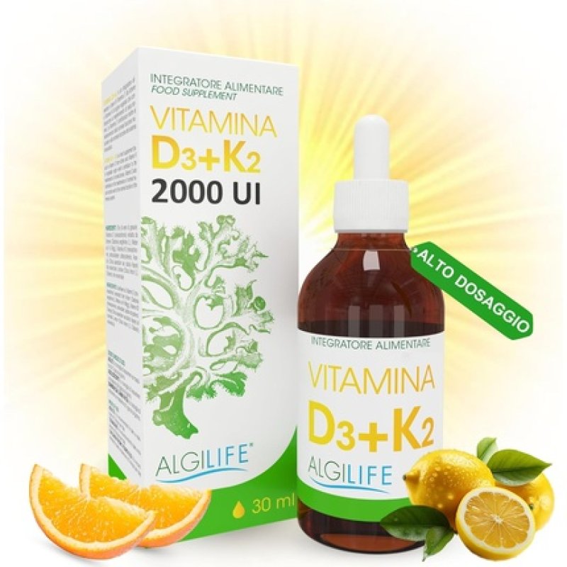 Vitamin D3 K2 Vegan Drops 2000 IU