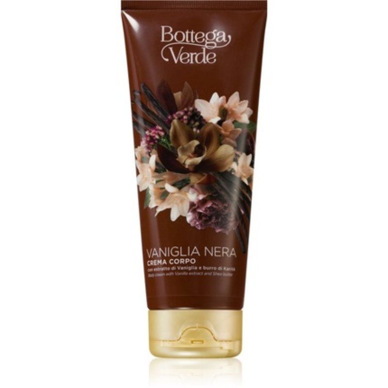Bottega Verde Black Vanilla Body Cream with Shea Butter - 200 ml