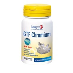 GTF Chromium 200mcg Longlife 100 Coated Tablets