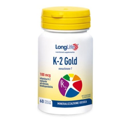 K-2 Gold 100mcg LongLife 60 Softgels