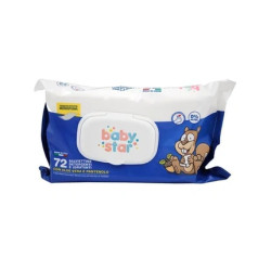 Farvima Medicinali Spa Baby Star 72 Wet Wipes Cleansing And Moisturizing With Aloe Vera And Panthenol