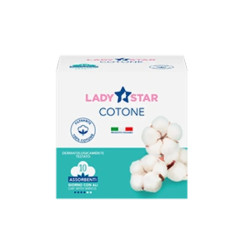 Ladystar Cotton Day Pads With Wings - 10 Pieces