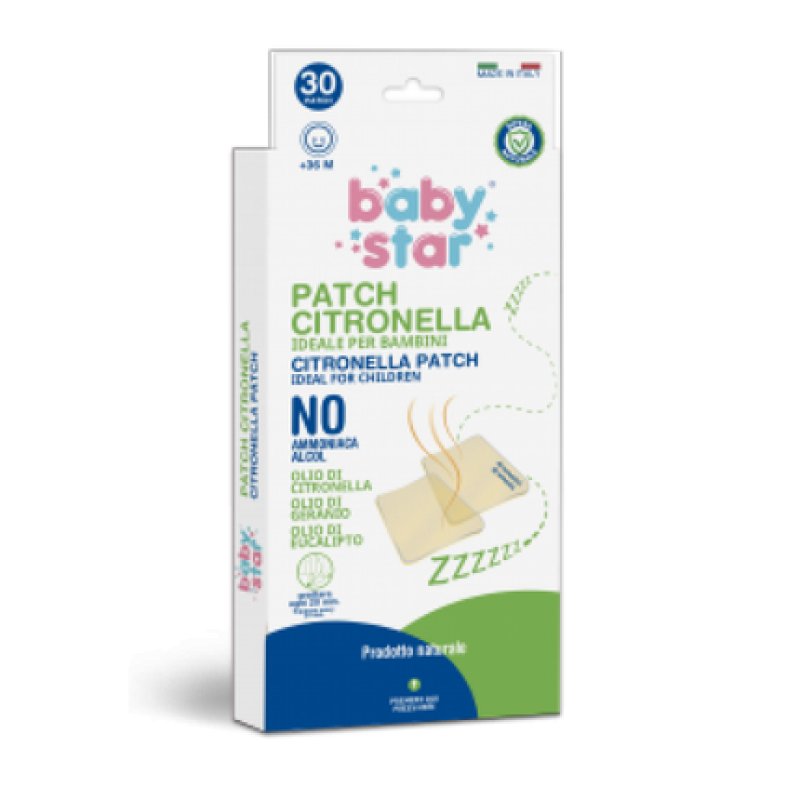 Babystar Nat Patch Citronella - Natural Citronella Patch