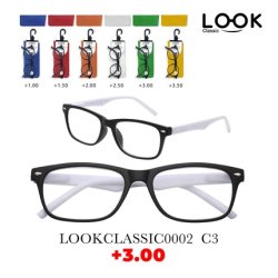 Look Optics Look Classic 0002 C3 3.00 Classic Glasses