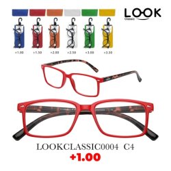 Look Optics Look Classic 0004 C4 1.00 Classic Glasses