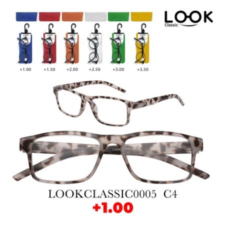Look Optics Look Classic 0005 C4 1.00 Classic Glasses