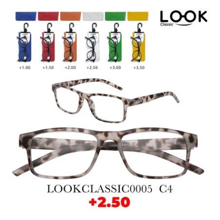Look Optics Look Classic 0005 C4 2.50 Classic Glasses