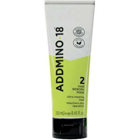 ADDMINO 18 2 HAIR REBORN MASK Ultra Restructuring Mask Hair is Stronger, Protected, and Hydrated 250ml