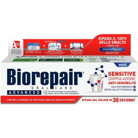 Biorepair Advanced Sensitive Oral Care Toothpaste with microRepair 75ml 2.5fl.oz
