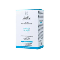 Bionike Aknet Peel Exfoliating Lotion With 3 Acids - 10 Single Use Wipes