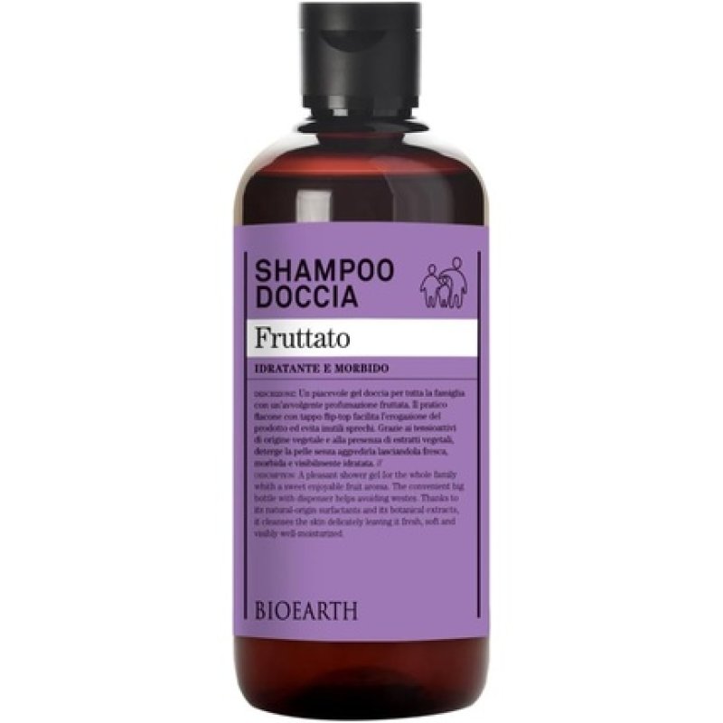 Bioearth Family Fruity Shower Shampoo 500ml