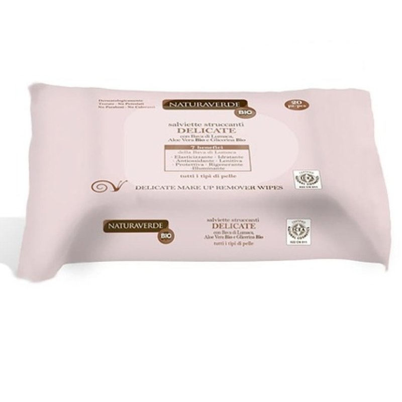 Naturaverde Natura Verde Gentle Make-Up Remover Wipes With Snail Slime - 20 Pieces