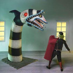 BEETLEJUICE 2 -Matador Beetlejuice & Sandworm -Ultimate Fig. 17 & 48cm