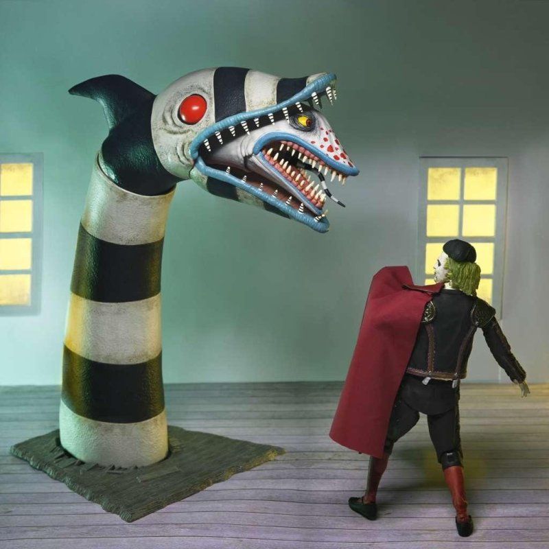 BEETLEJUICE 2 -Matador Beetlejuice & Sandworm -Ultimate Fig. 17 & 48cm