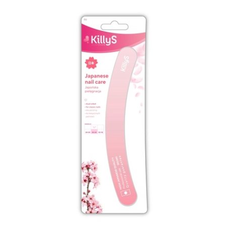 Killys Japanese Nail Care Banana Nail File 180/240 Pink