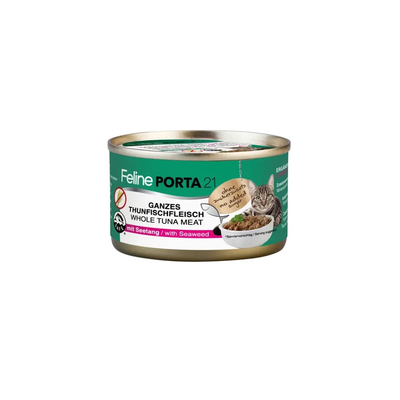 Porta21 - Feline Whole Tuna with Seaweed - 90 g