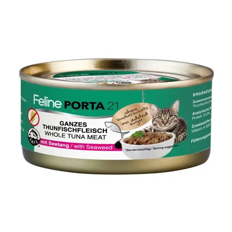 Porta21 - Feline Whole Tuna Seaweed - 156 g