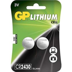 GP Lithium Button CR2032 DL2032 Battery - Pack of 4