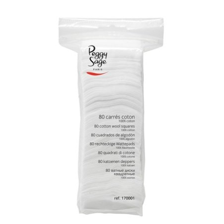 Peggy Sage Square Cotton Pads 80 Pieces
