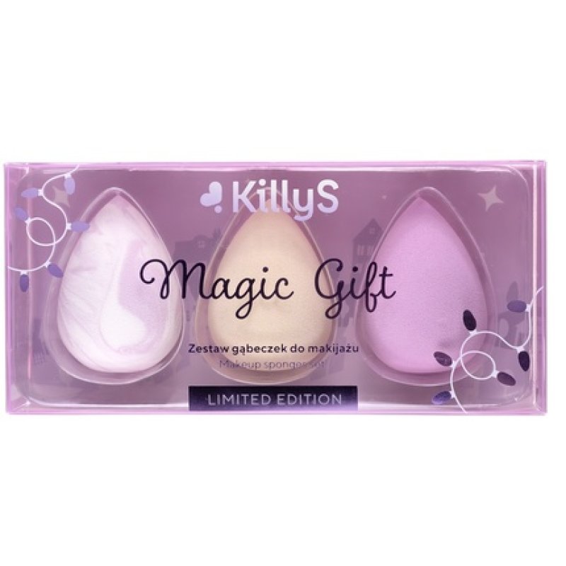 Killys Magic Gift Makeup Sponge Set 3 Pieces
