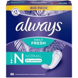 Always Daily Fresh Normal Pantyliners - Fragrance Free