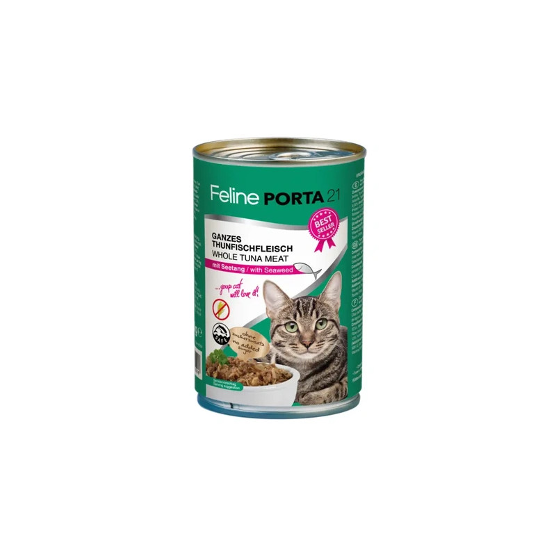 Porta21 - Feline Whole Tuna with Seaweed - 400 g