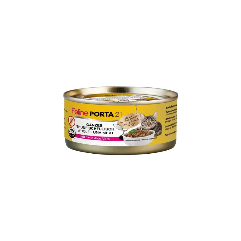 Porta21 - Feline Whole Tuna with Aloe Vera - 156 g
