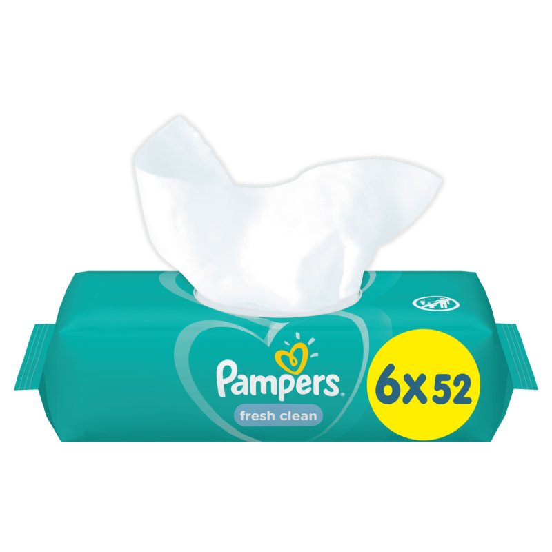 Pampers Fresh Clean 81688049 lingette pour bébés 312 pièce(s)