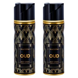 NASEEM Oud Alcohol Free Body Spray Oriental Woody Scent Men's Women’s Fragrances 6.8 Fl Oz