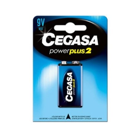 Cegasa Saline Battery Power Plus 9V 6F22