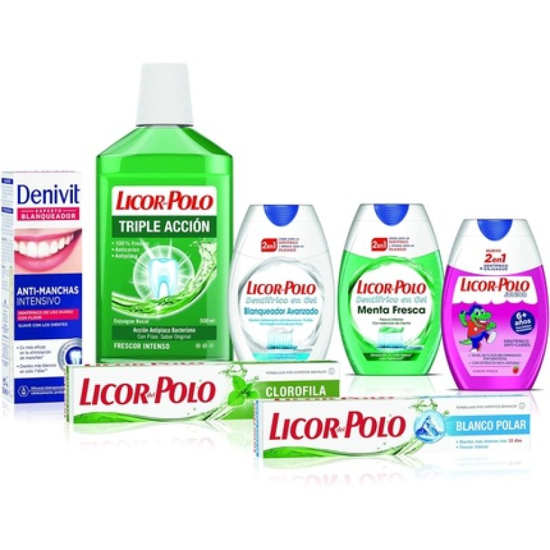 Licor del Polo 2 in 1 Toothpaste Fresh Breath 75ml Blue