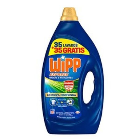 Wipp Anti-Odor Liquid Detergent Bottle. 35 35 Washes