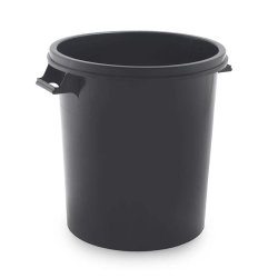 Sp-Berner SB206 trash can 100 L Round Plastic Black