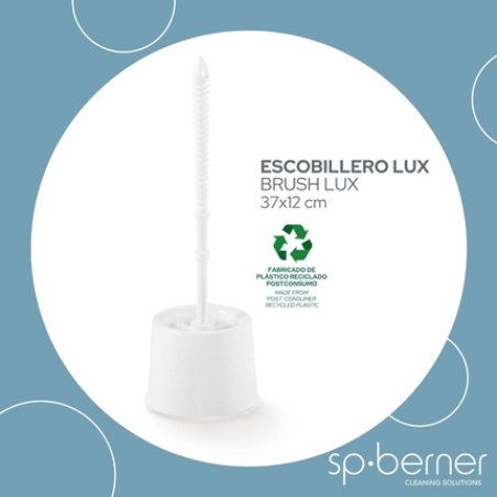 Plastic Toilet Brush Holder White SP Berner