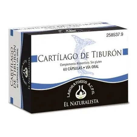 El Natural Shark Cartilage 500 Milligrams X 60 Capsules