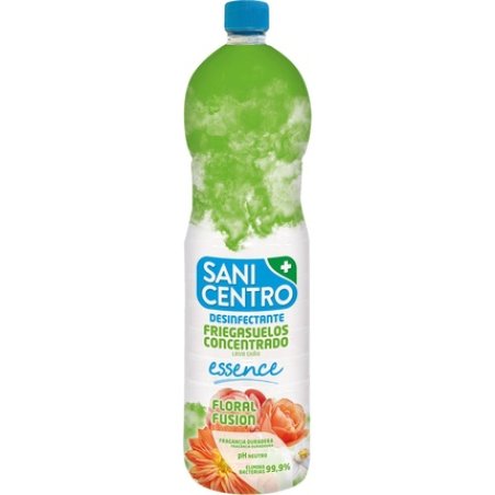 Sanicentro Concentrated Disinfectant Floor Cleaner - Floral Fusion Scent, 1.5 L Bottle