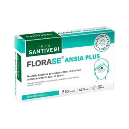Santiveri Florase Anxiety Plus Mood Supplement 30 Capsules
