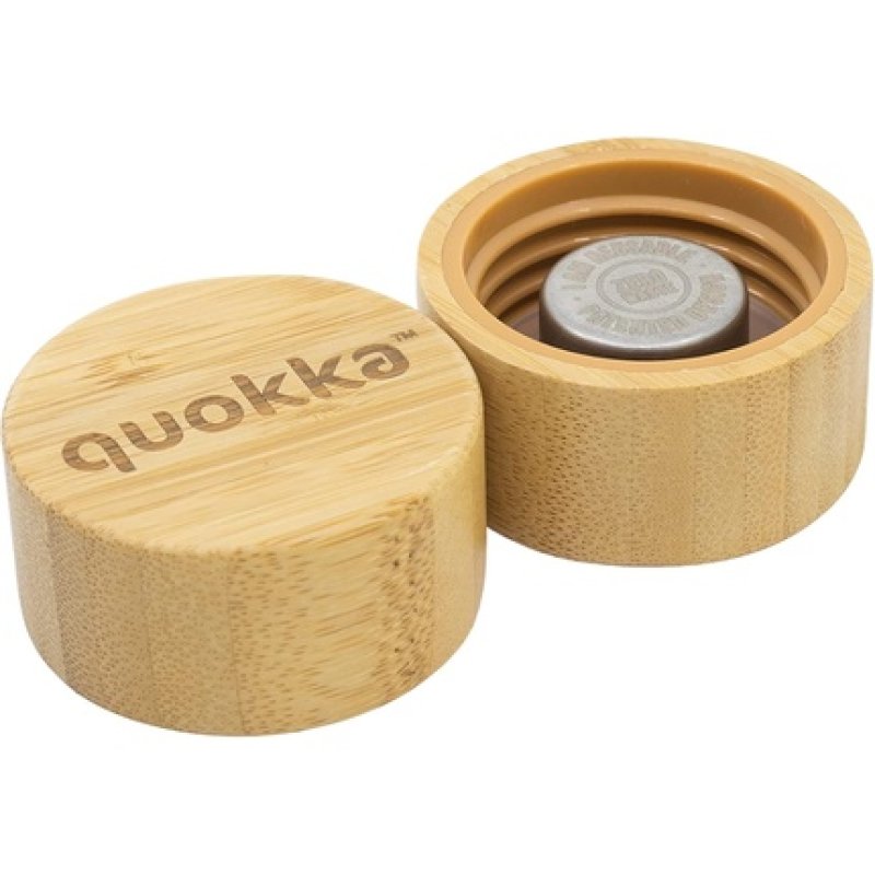 Quokka Storm Water Flora Square Glass Bottle with Silicone Cover 700ml