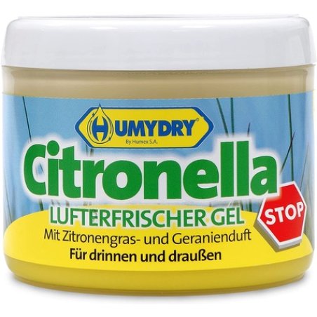 HUMYDRY Citronella Air Freshener Gel Pleasant Scent of Citronella and Geranium