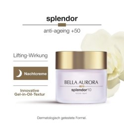 Bella Aurora Splendor10 Anti-Aging Treatment 50 Years Moisturizing Regenerating Night Cream